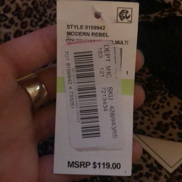 **NEW WITH TAGS** Cheetah print midi dress!! - Picture 4 of 4